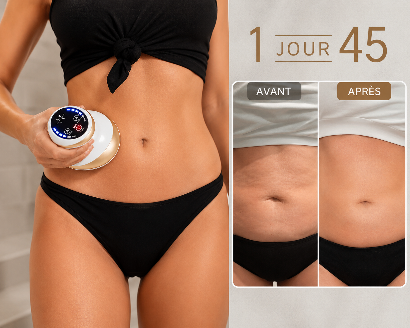 Rituel Lissant Pro™ | Varmende Massasje mot Cellulitter & Kollagenolje
