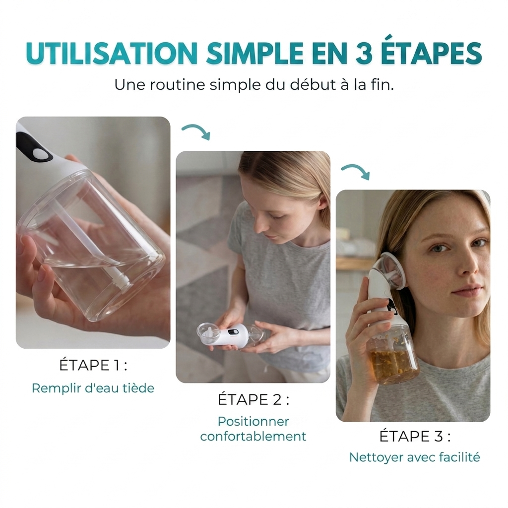 Limpiador auricular Pro ultra rápido y resistente al agua