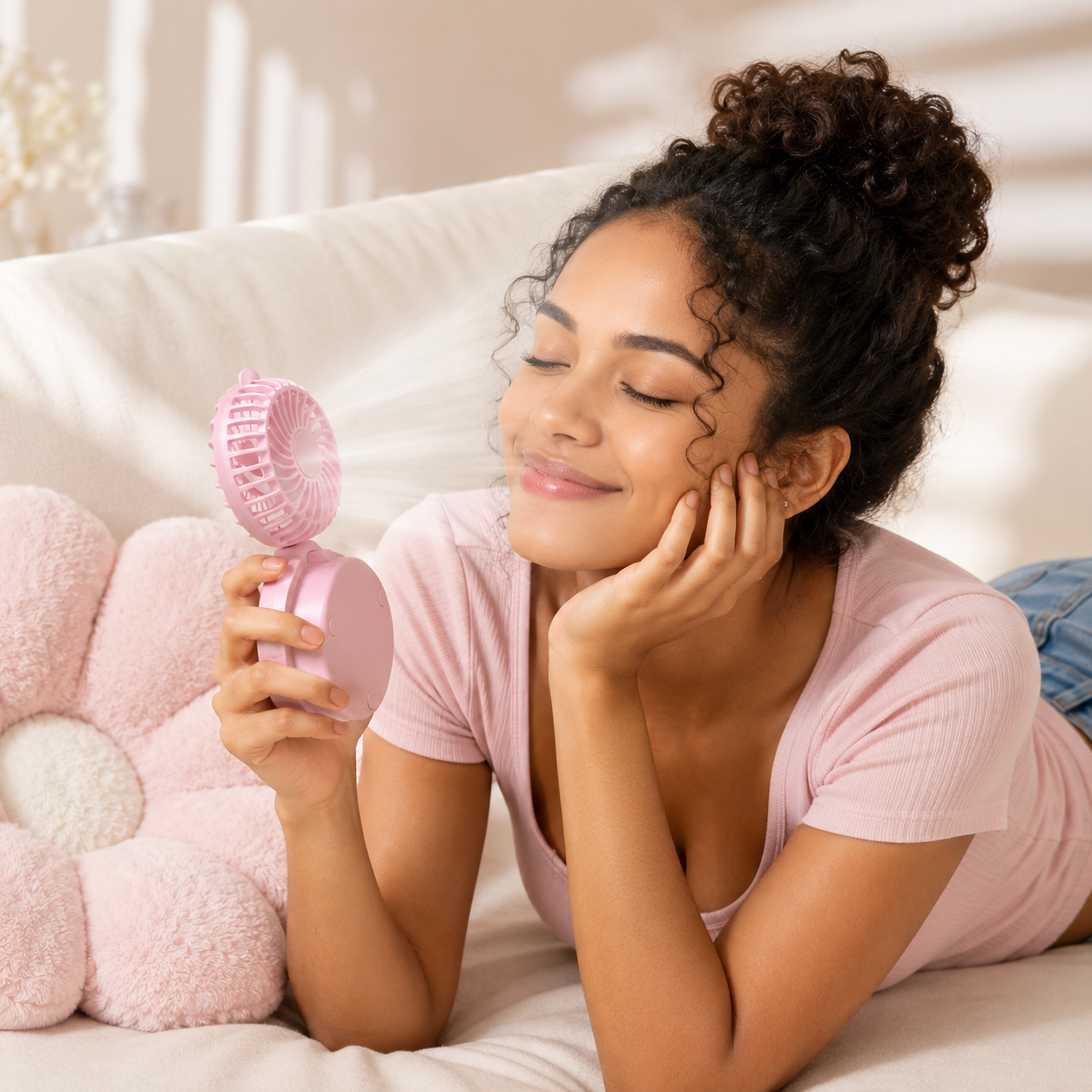 Ventilateur Gourde Portable avec Bandoulière