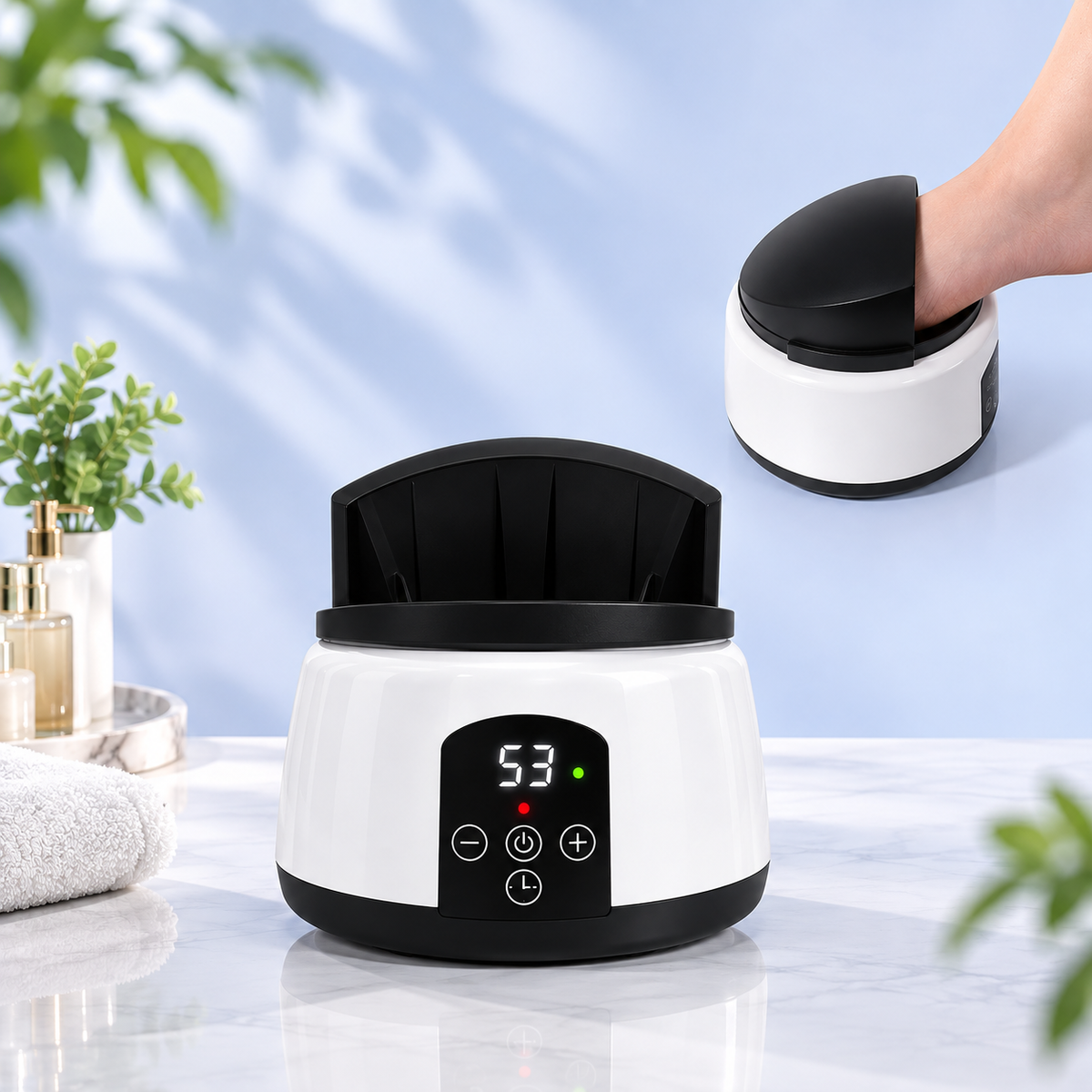 NailSteam Pro™ Retire Vernis Vapeur Mains & Pieds