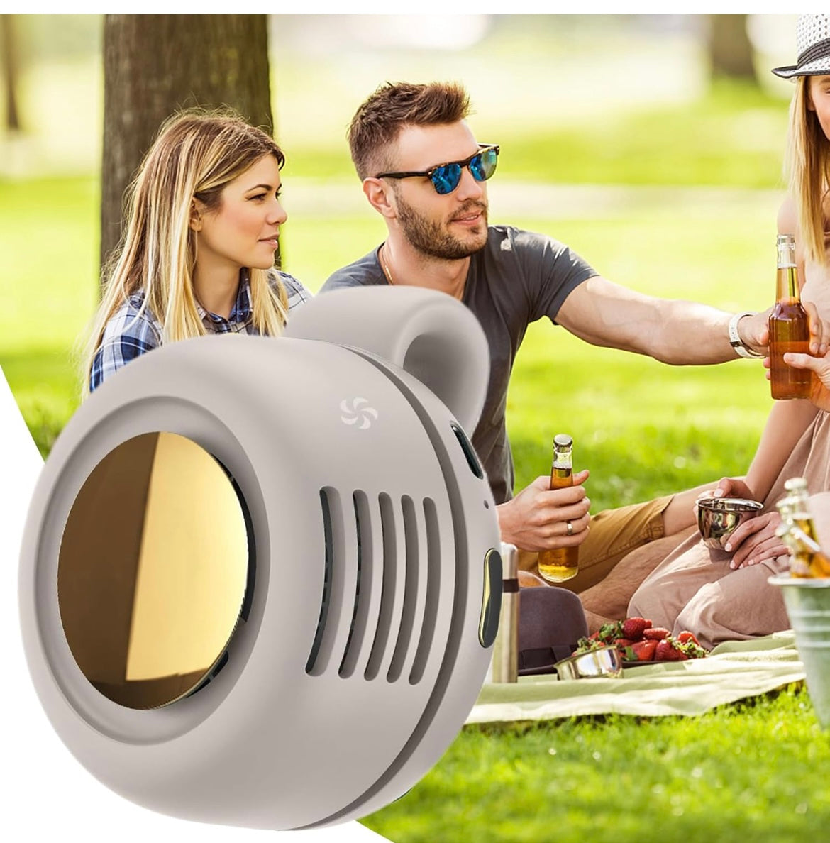 Mini Ventilateur Portable Sans Pales – Rechargeable, Silencieux, Clipsable & Multifonction | Le Bon Plan Fraîcheur de l’Été