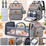 Sac à Langer 2 en-1 avec Lit Bébé Portable
