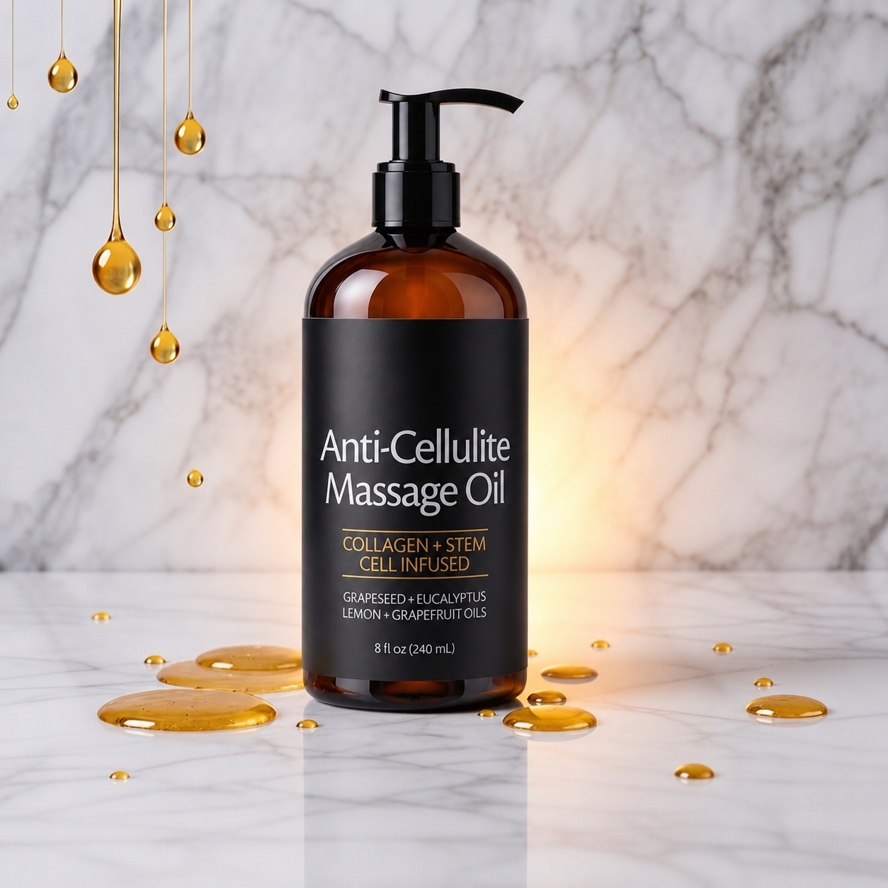 Olio da massaggio rassodante anticellulite