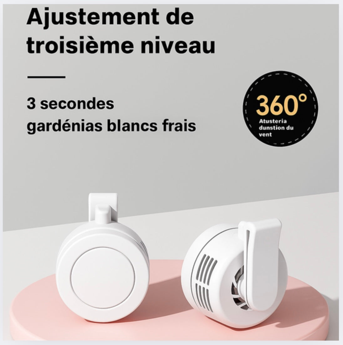 Mini Ventilateur Portable Sans Pales – Rechargeable, Silencieux, Clipsable & Multifonction | Le Bon Plan Fraîcheur de l’Été