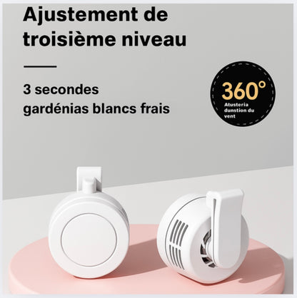 Mini Ventilateur Portable Sans Pales – Rechargeable, Silencieux, Clipsable & Multifonction | Le Bon Plan Fraîcheur de l’Été