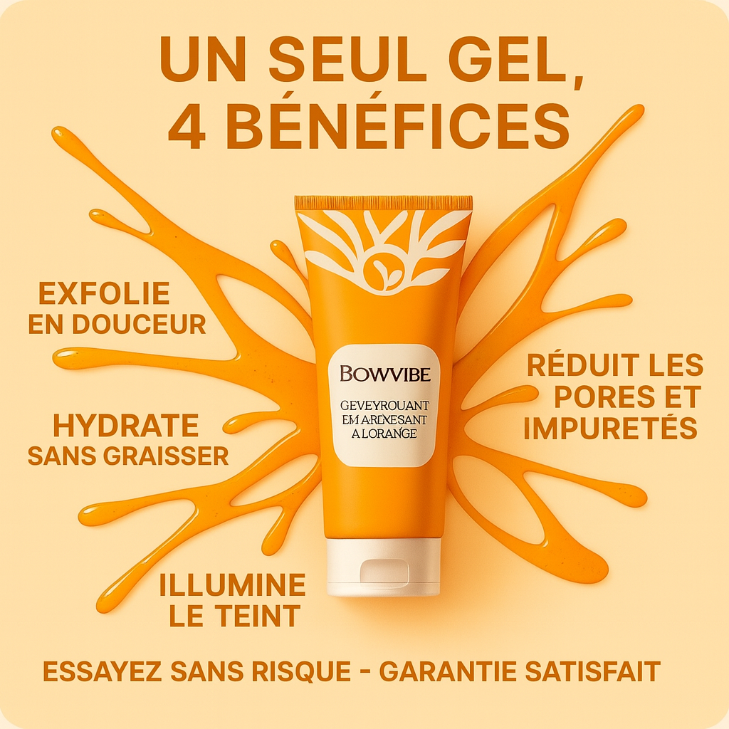 Gel Exfoliant à l’Orange – Teint plus éclatant dès la 1re utilisation