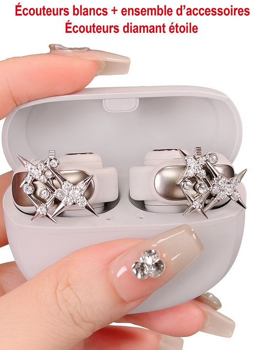 EarGems - Écouteurs Bluetooth Bijou | Son Cristallin + Style Unique