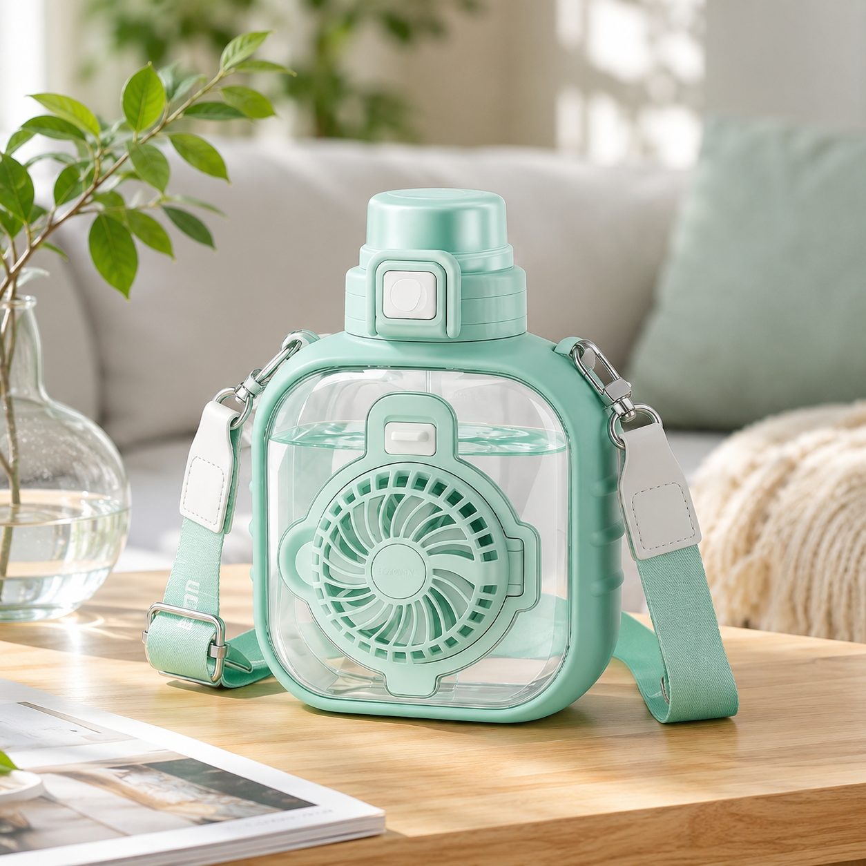Ventilateur Gourde Portable avec Bandoulière