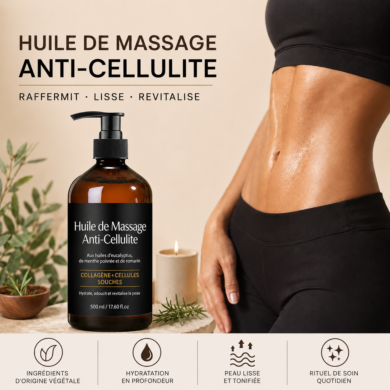 Straffendes Anti-Cellulite-Massageöl