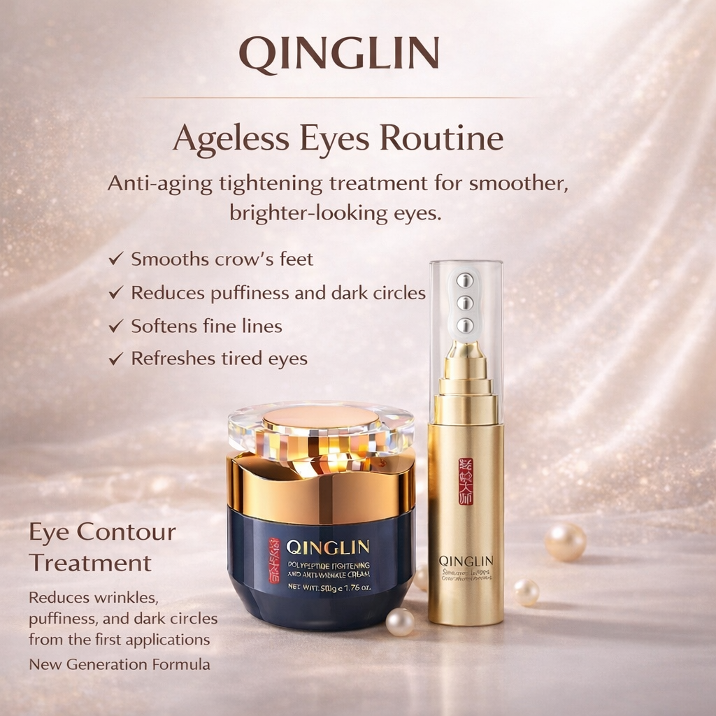 Routine QINGLIN Le Rituel Anti-Âge Plébiscité
Contour des Yeux & Corps