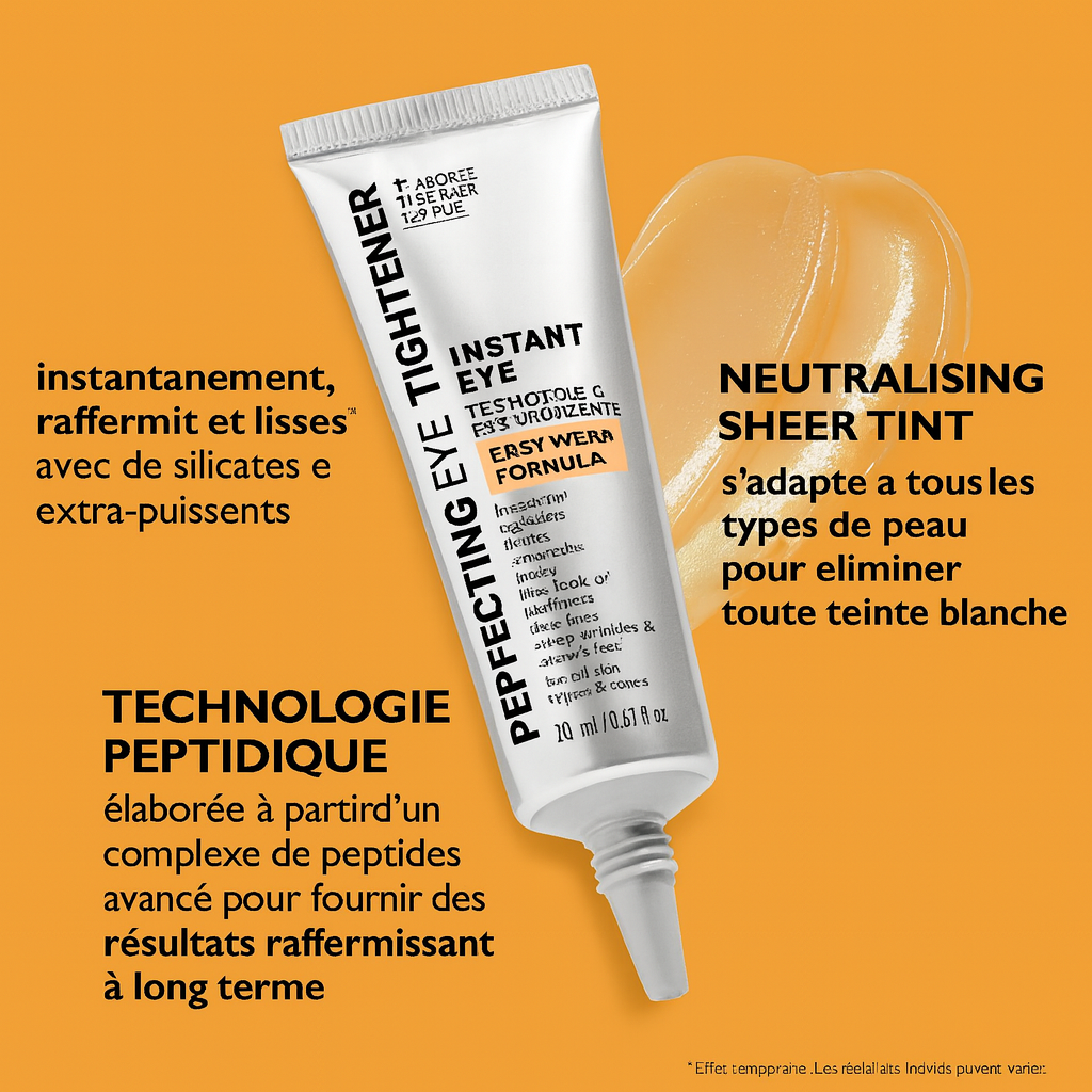 Tenseur instantané pour les yeux Technologie confortable et facile à porter