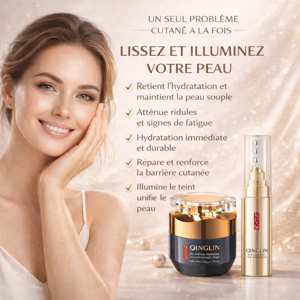 Routine QINGLIN Le Rituel Anti-Âge Plébiscité
Contour des Yeux & Corps