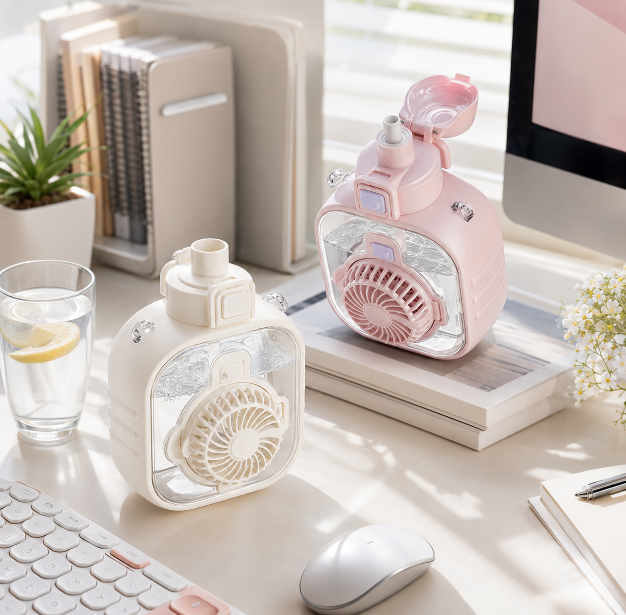 Ventilateur Gourde Portable avec Bandoulière
