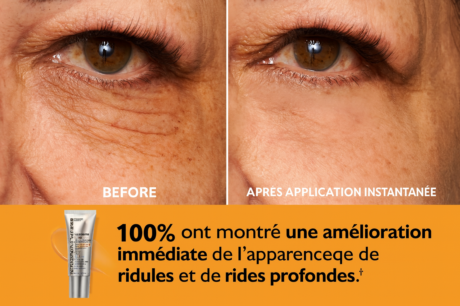 Tenseur instantané pour les yeux Technologie confortable et facile à porter