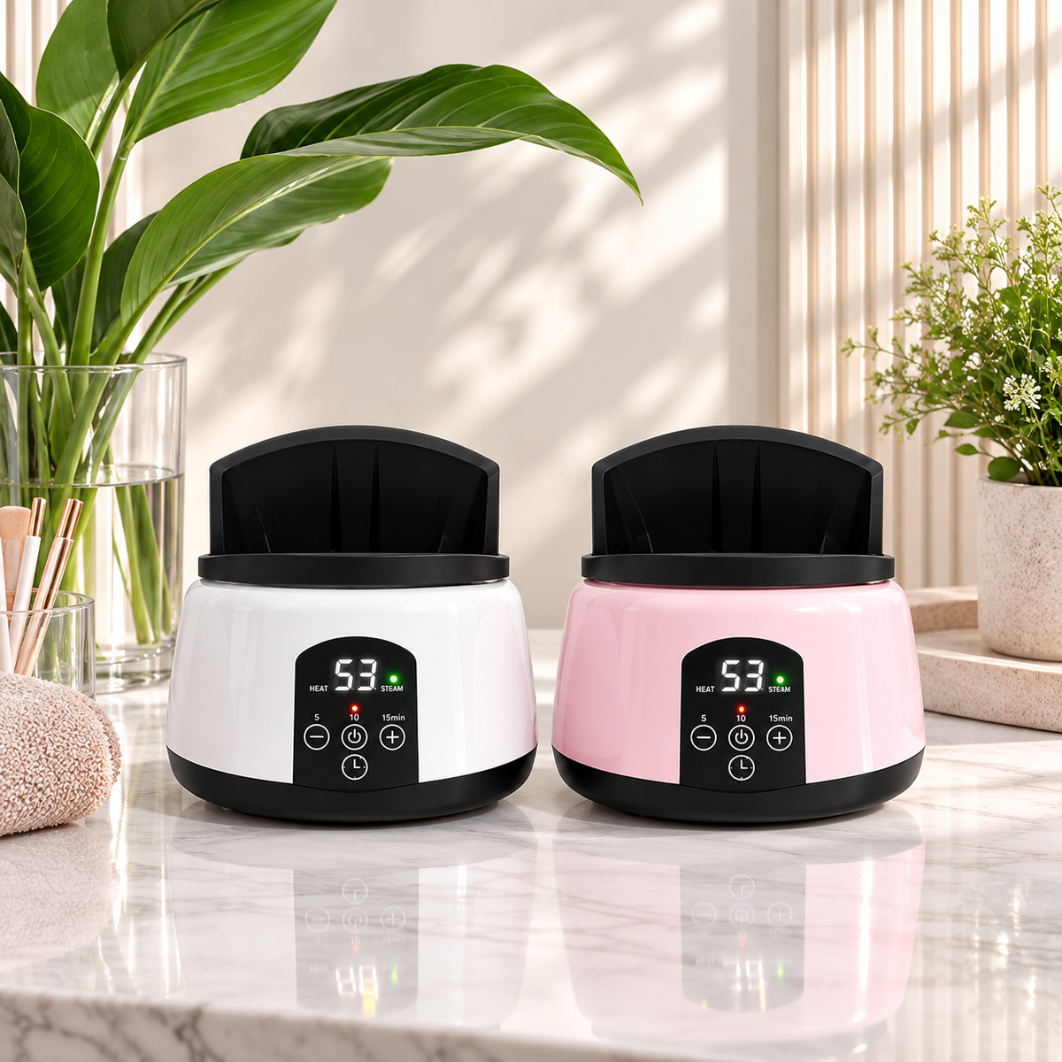 NailSteam Pro™ Retire Vernis Vapeur Mains & Pieds
