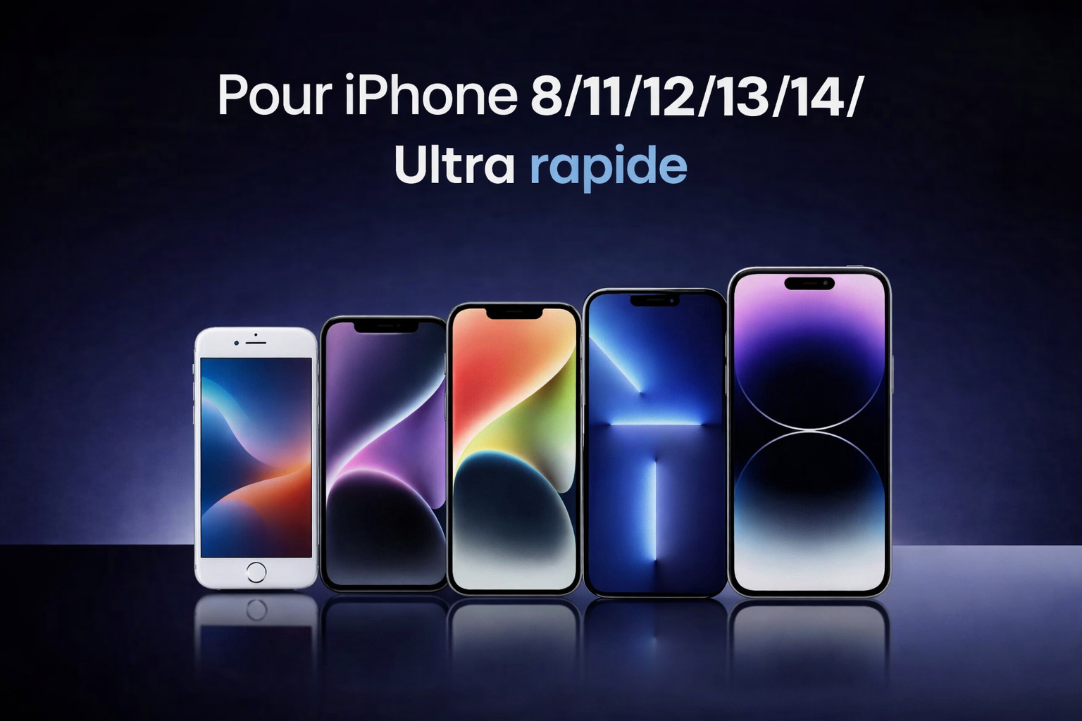 Praktisk iPhone-laddare