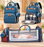 Sac à Langer 2 en-1 avec Lit Bébé Portable