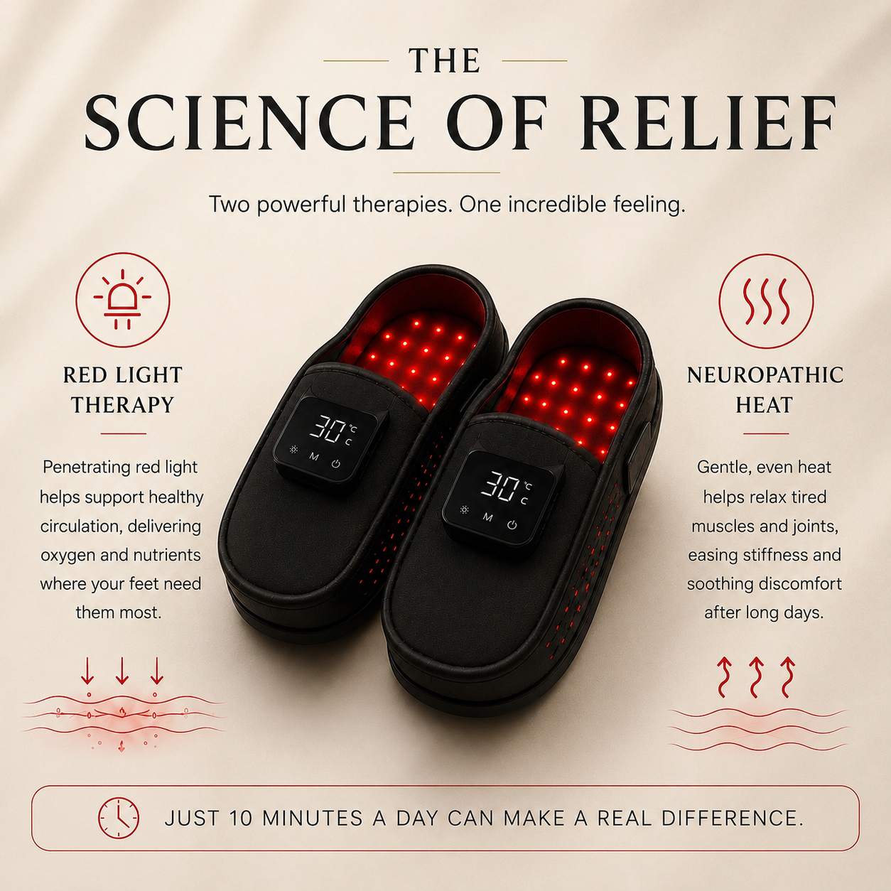 Aure Step Chaussons Lumière