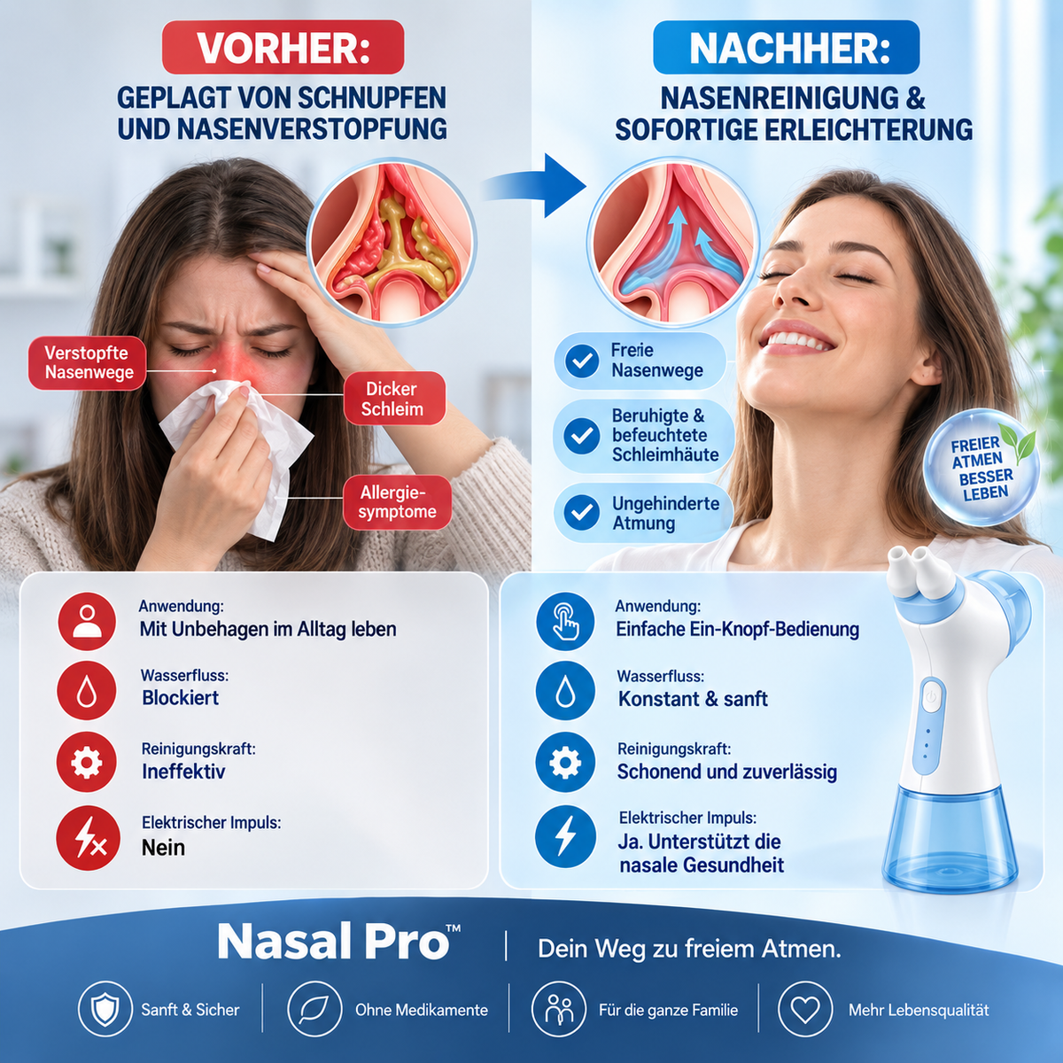 Limpiador nasal Pro