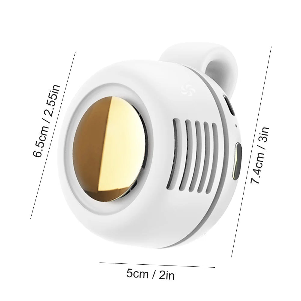 Mini Ventilateur Portable Sans Pales – Rechargeable, Silencieux, Clipsable & Multifonction | Le Bon Plan Fraîcheur de l’Été