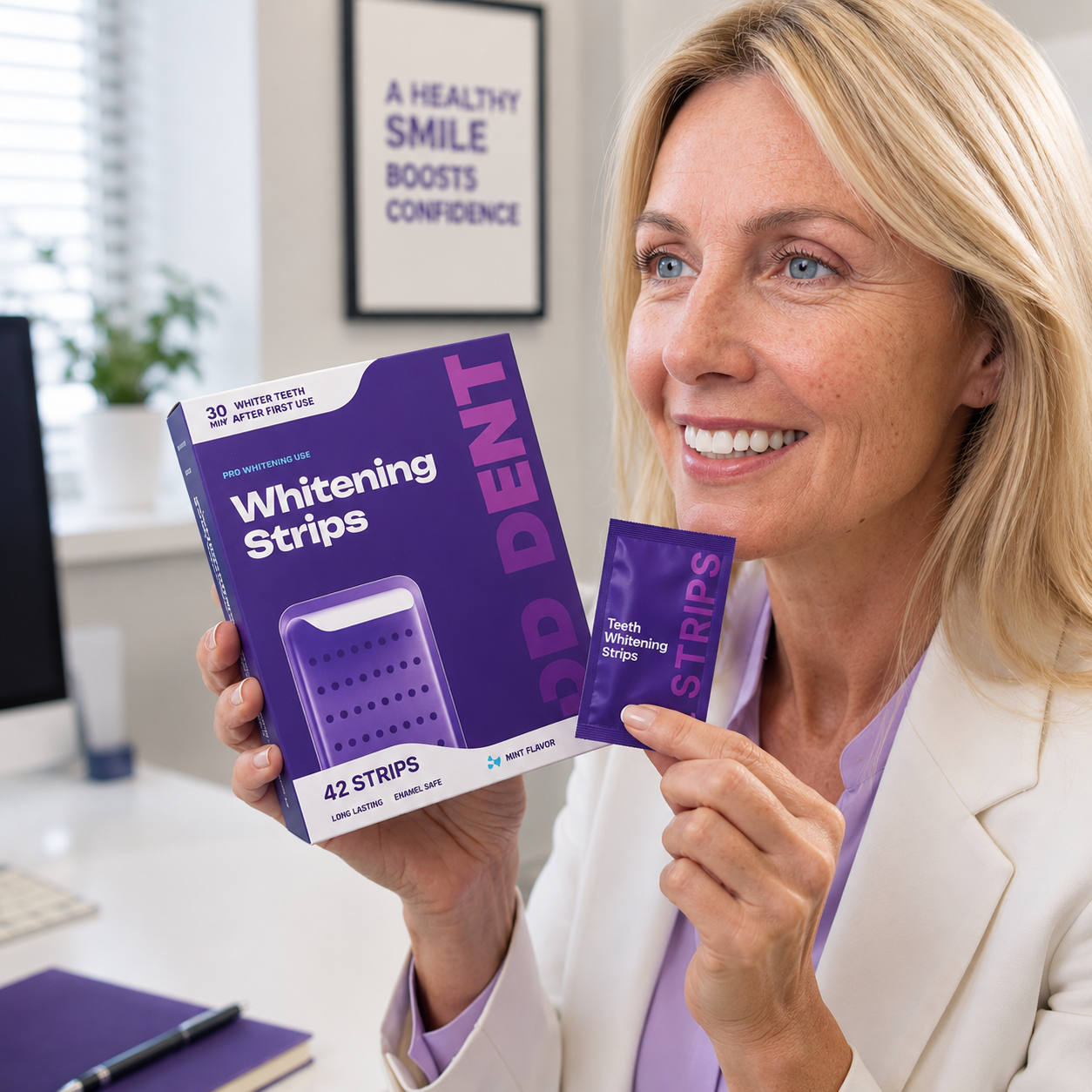Le sourire éclatant que votre dentiste vous facture une fortune en 30 minutes chez vous
