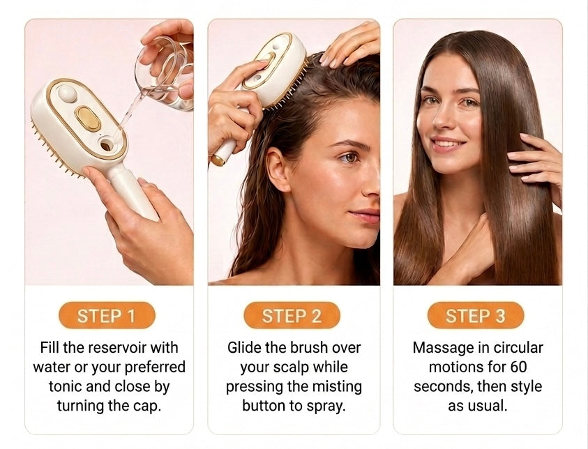 Anti-Knoten & Anti-Frizz Bürste