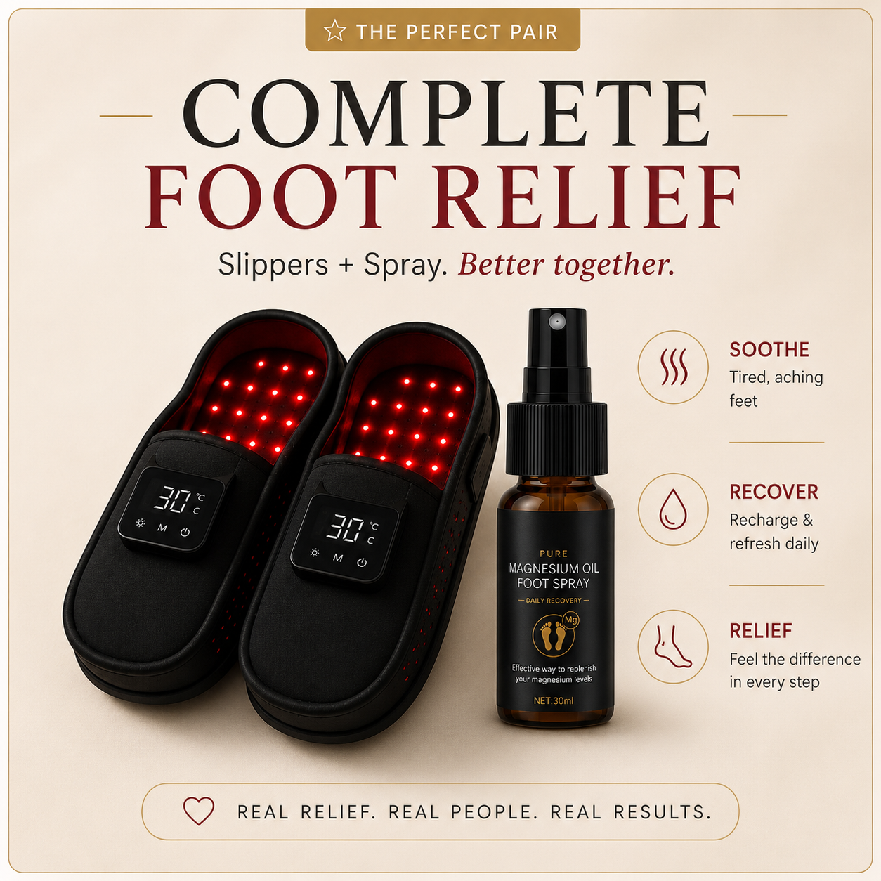 Aure Step Chaussons Lumière