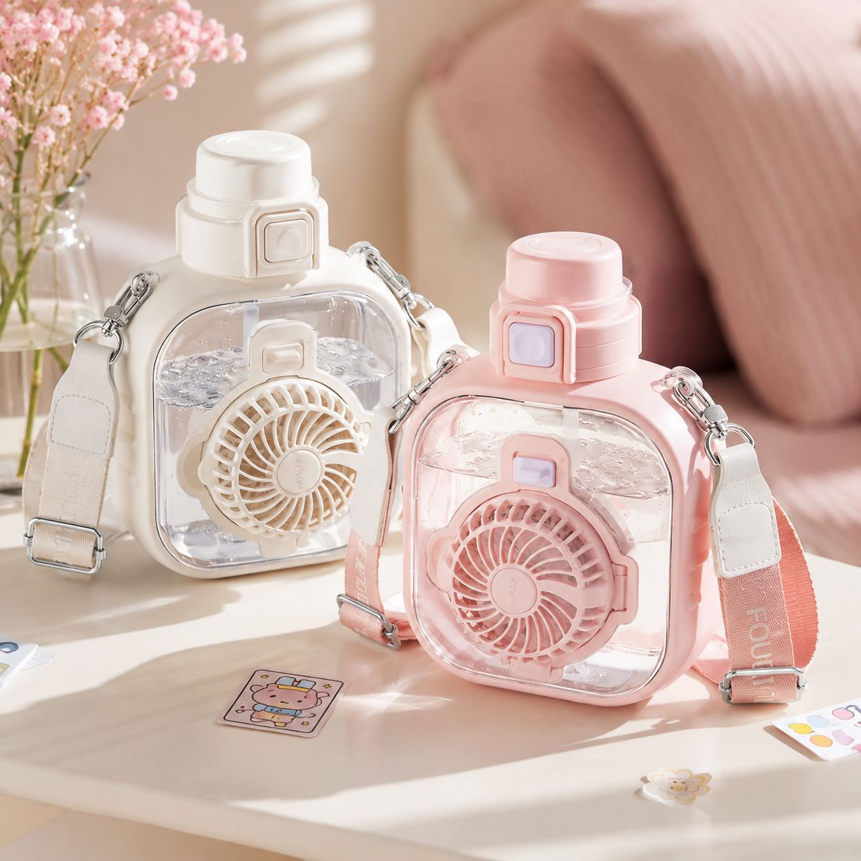 Ventilateur Gourde Portable avec Bandoulière