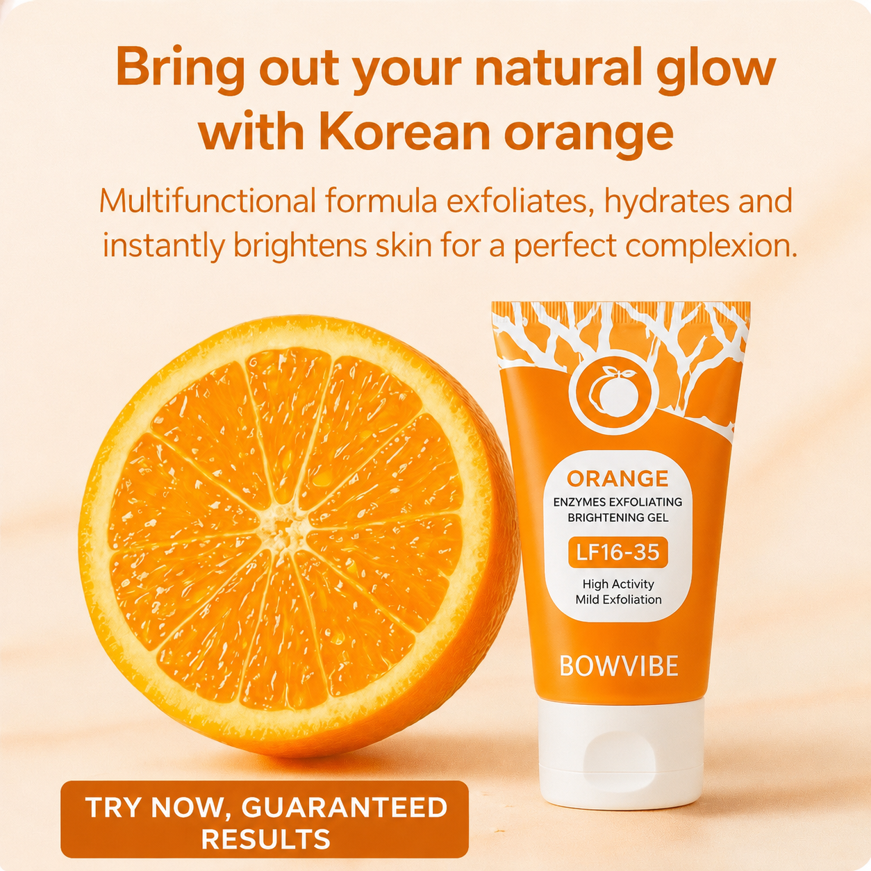 Gels Exfoliant à l’Orange Adieu taches sombres & rugosités