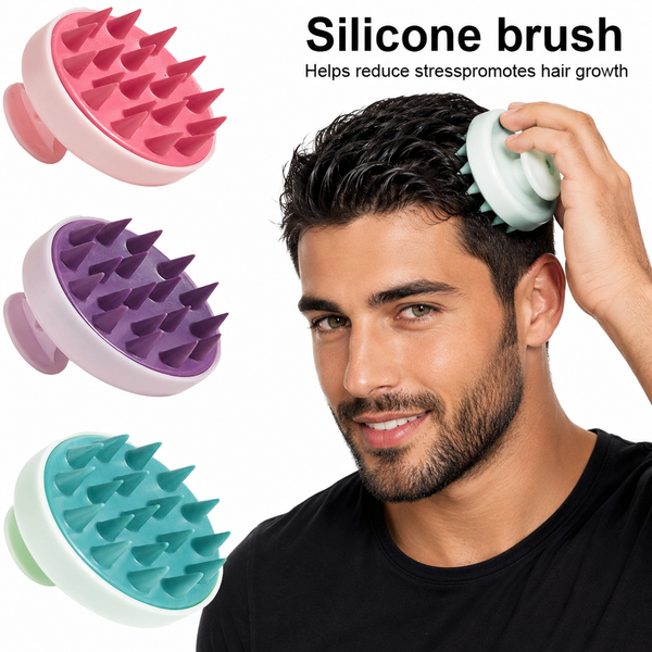 Brosse Silicone Massage Cuir Chevelu