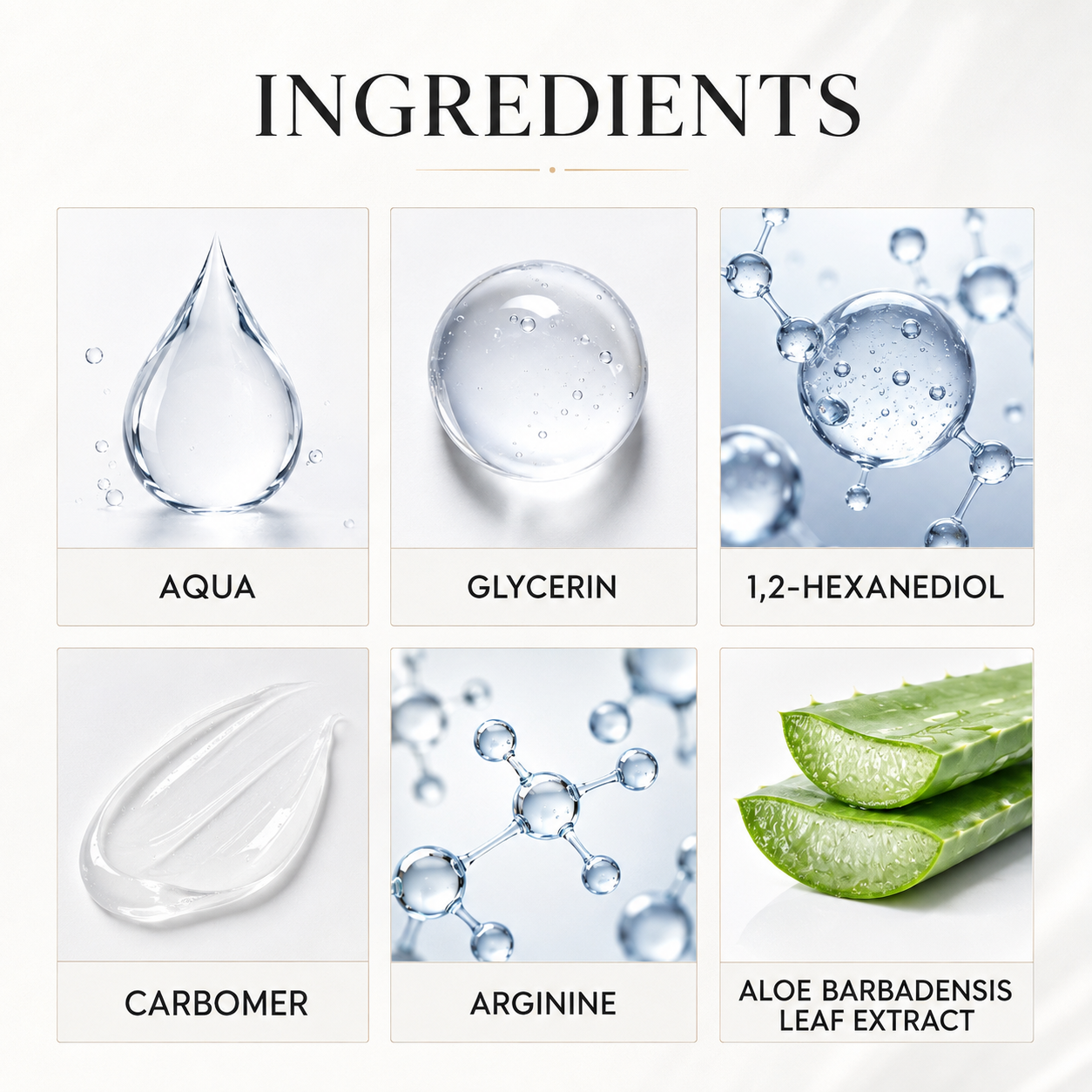 Zklidňující gel s aloe vera pro hydrataci a péči po depilaci