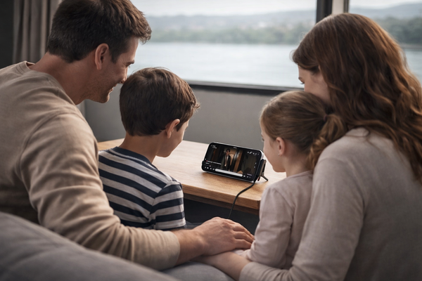 Praktisk iPhone-laddare