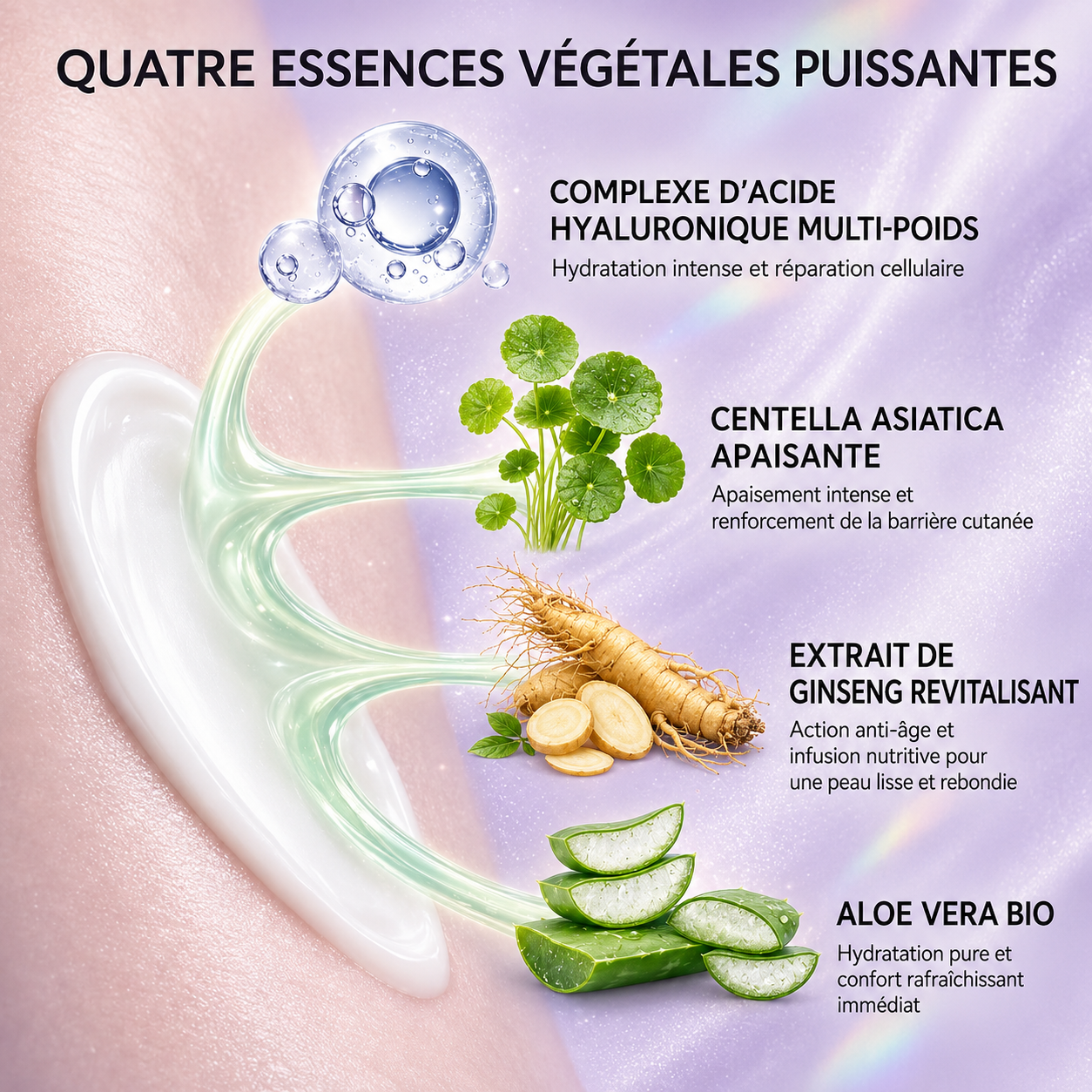 Mousse Dépilatoire Douce Résultat Lisse & Confortable