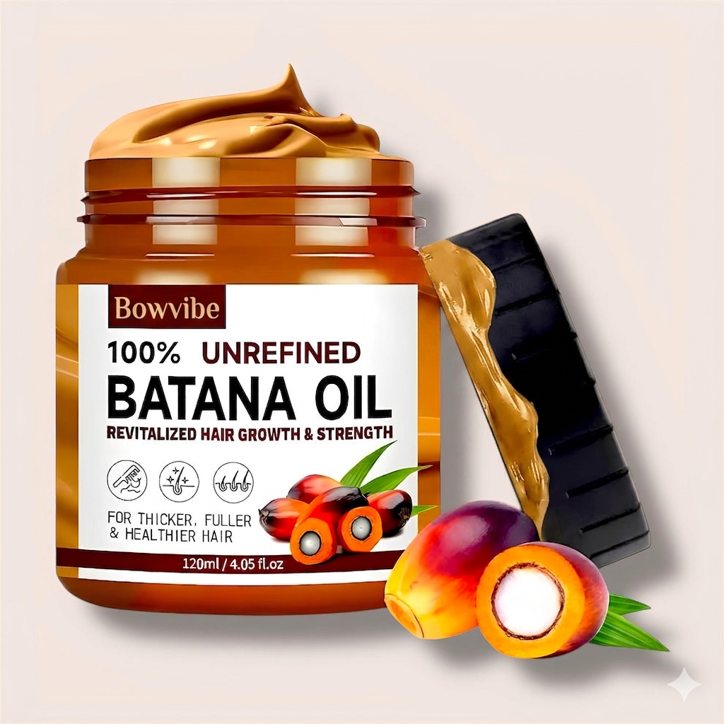 Batana-olja för naturlig hårväxt