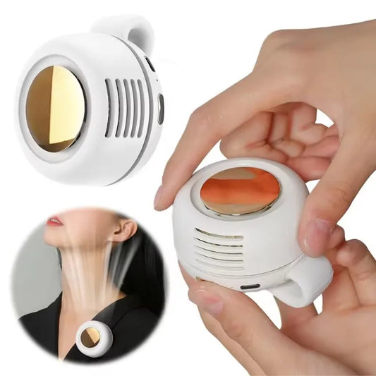 Mini Ventilateur Portable Sans Pales – Rechargeable, Silencieux, Clipsable & Multifonction | Le Bon Plan Fraîcheur de l’Été