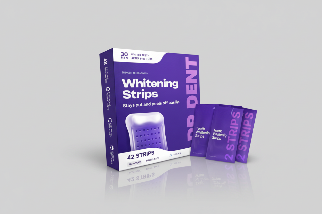 Sourire Éclat Express Bandes Sans Sensibilité