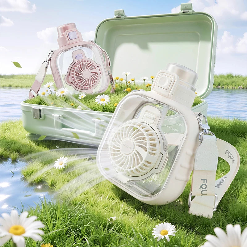 Ventilateur Gourde Portable avec Bandoulière
